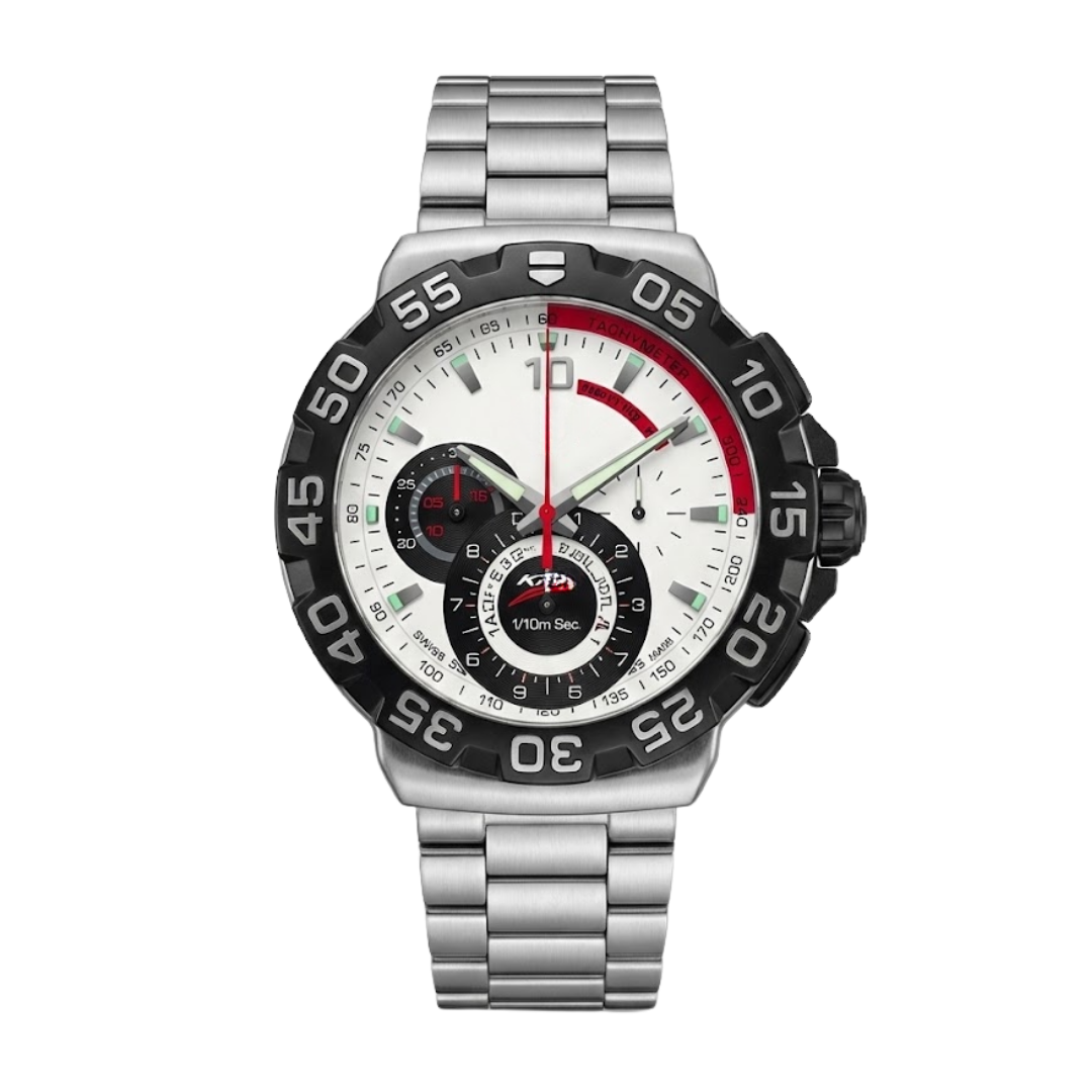 Formula Racing Chrono – White Dial | 44 Mm