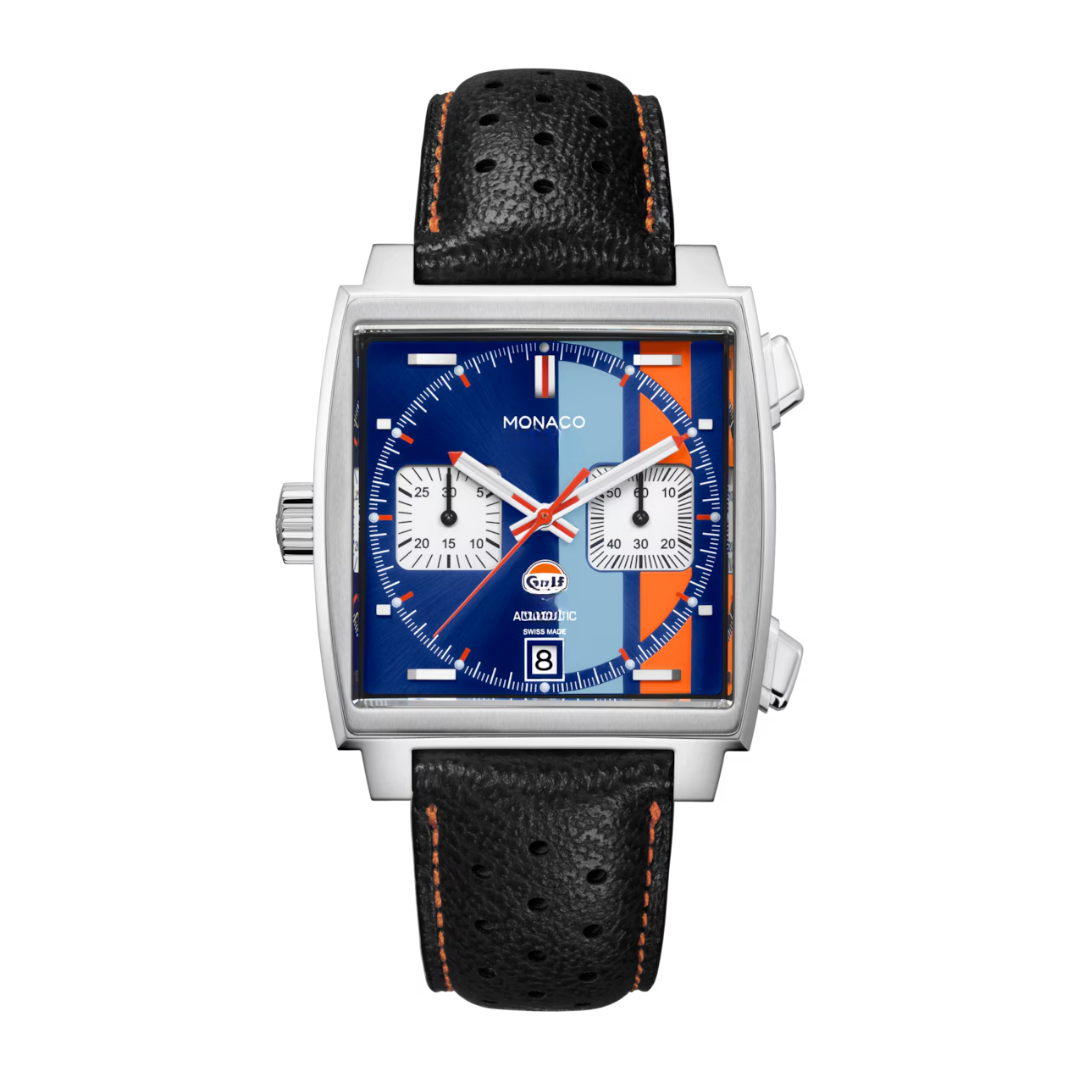 Monaco Square Chrono – Gulf Edition | Automatic B