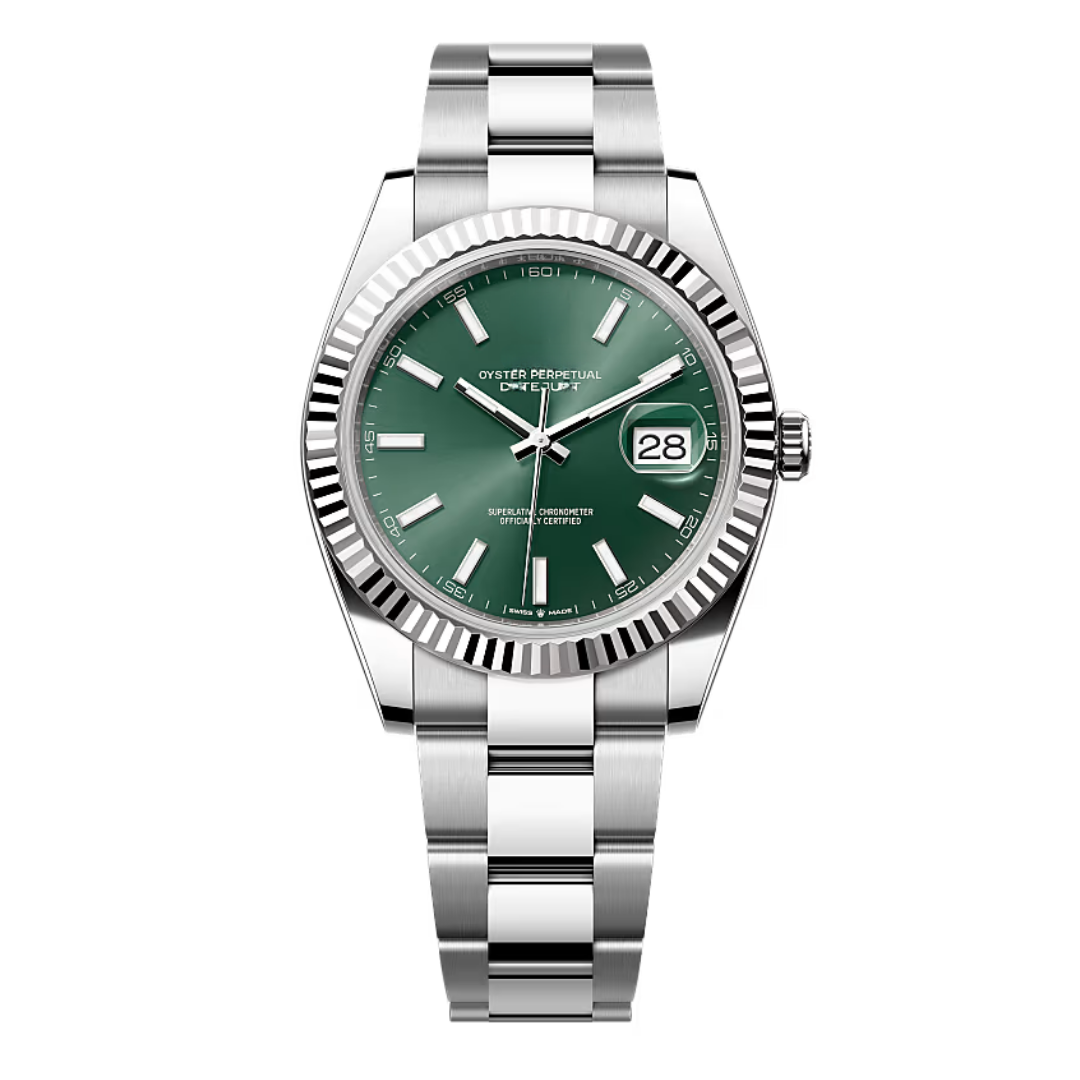 Classic Date 41 – Green Dial