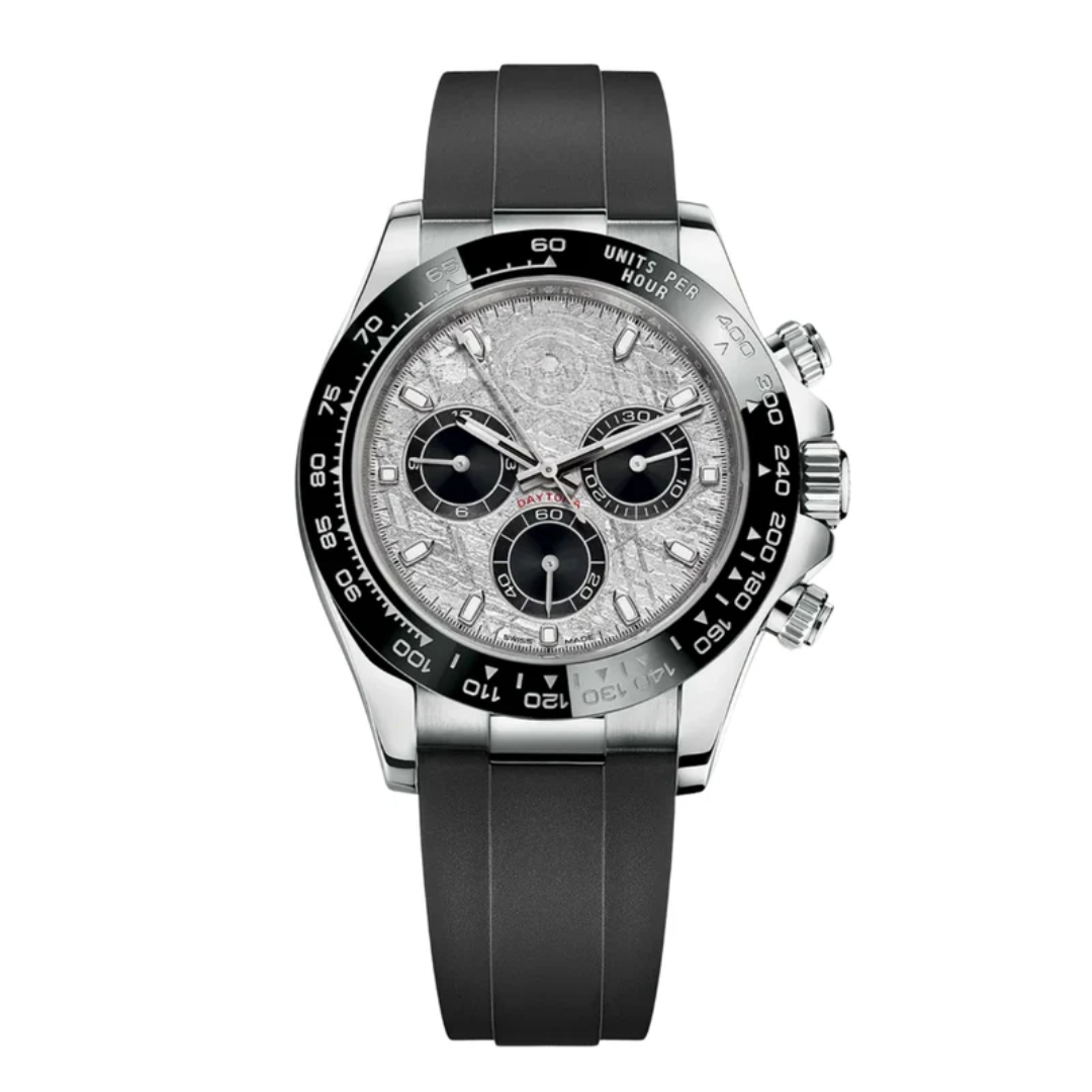 Speed Racing Chrono 40 – Meteorite Dial | Rubber Strap